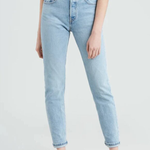 Levi's 501 Skinny High Waisted Jeans - Picture 1 of 5